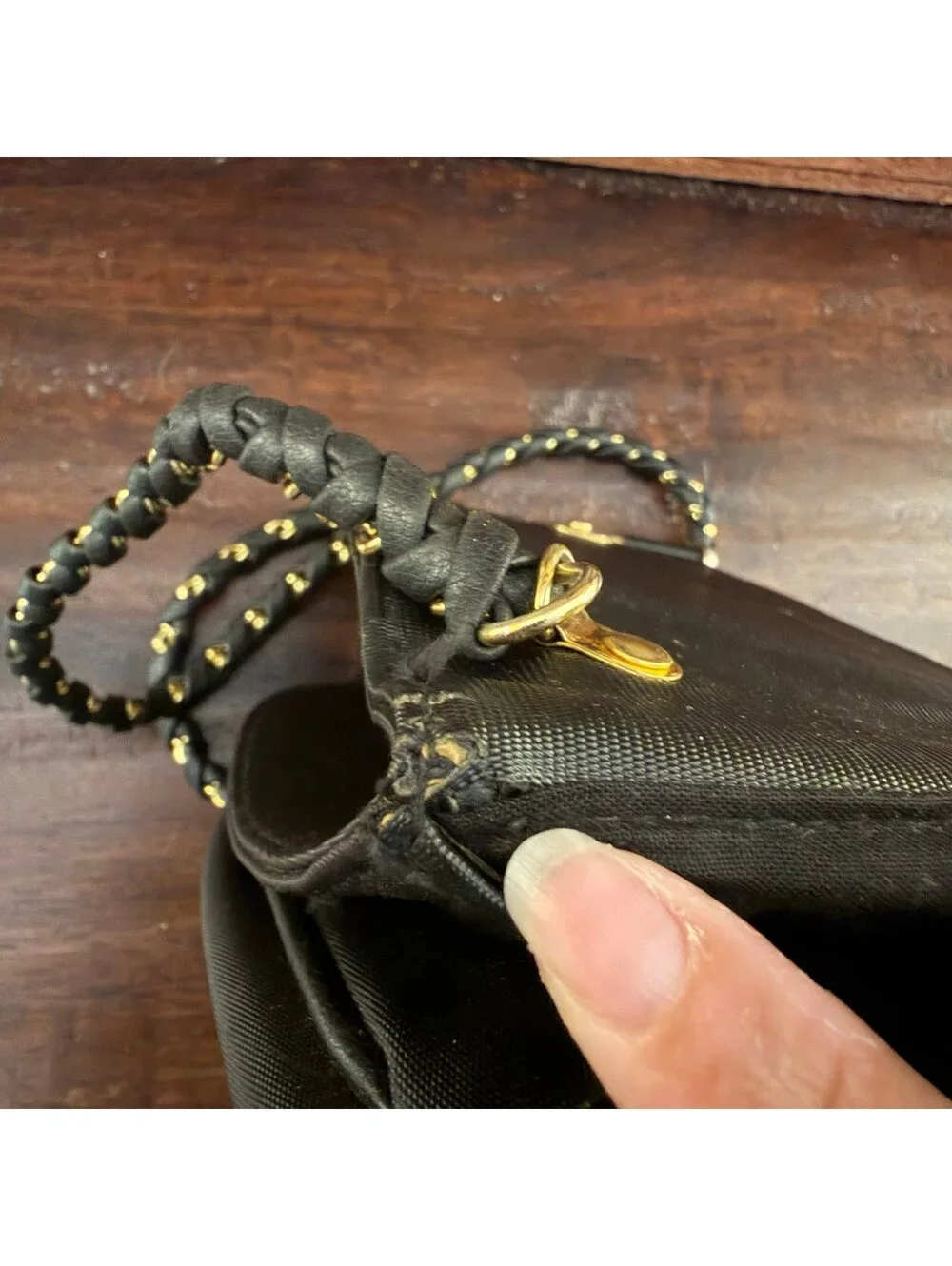 Vintage 80s NIMA Black Crossbody Bag Gold 3D Elephant Safari Statement